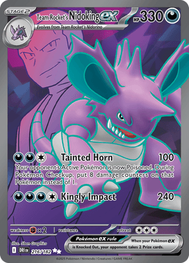 216 Team Rocket's Nidoking ex - Destined Rivals