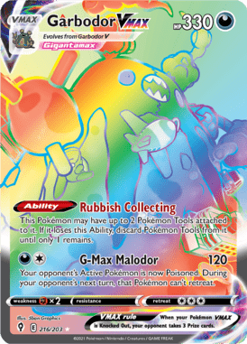 216 Garbodor VMAX - Evolving Skies