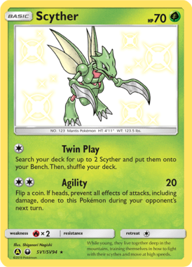 SV1 Scyther - Hidden Fates