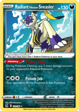 123 Radiant Hisuian Sneasler - Lost Origin