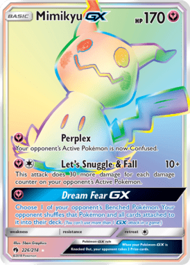 226 Mimikyu-GX - Lost Thunder