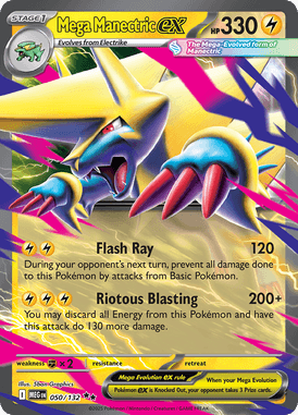 050 Mega Manectric ex - Mega Evolution
