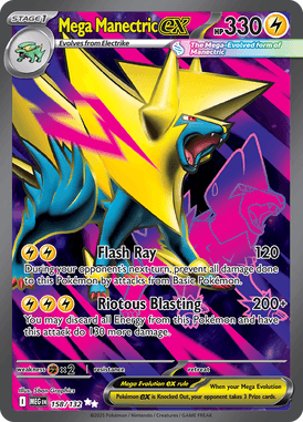 158 Mega Manectric ex - Mega Evolution