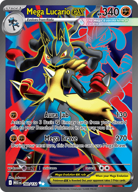 160 Mega Lucario ex - Mega Evolution