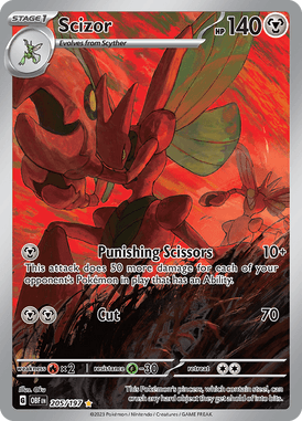 205 Scizor - Obsidian Flames