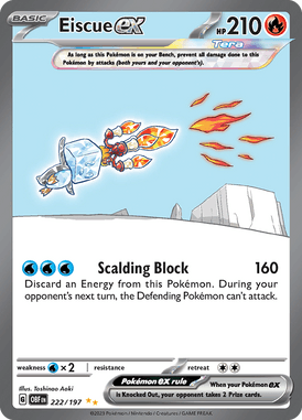 222 Eiscue ex - Obsidian Flames
