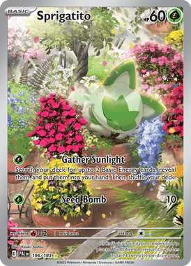 196 Sprigatito - Paldea Evolved