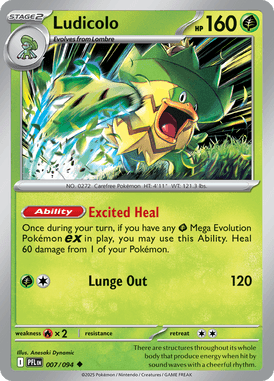 007 Ludicolo - Phantasmal Flames