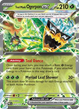 012 Teal Mask Ogerpon ex - Prismatic Evolutions