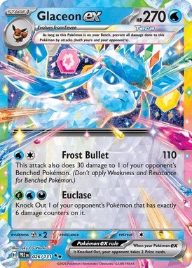 026 Glaceon ex - Prismatic Evolutions