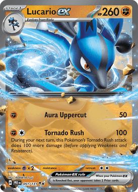 051 Lucario ex - Prismatic Evolutions