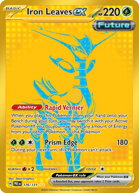 176 Iron Leaves ex - Prismatic Evolutions