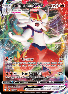 019 Cinderace VMAX - Shining Fates