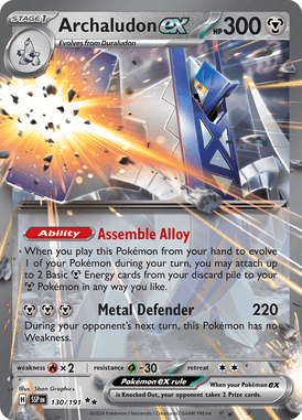 130 Archaludon ex - Surging Sparks