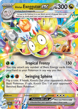 133 Alolan Exeggutor ex - Surging Sparks