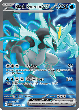 218 Black Kyurem ex - Surging Sparks