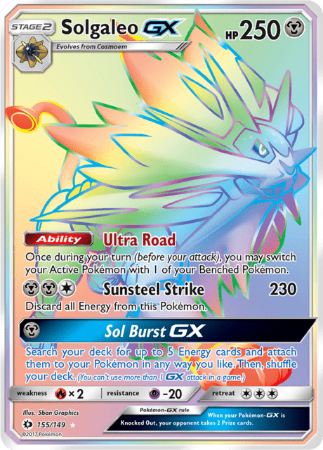 155 Solgaleo-GX - Sun & Moon