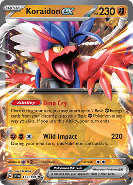 125 Koraidon ex - Scarlet & Violet