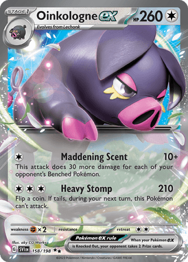 158 Oinkologne ex - Scarlet & Violet