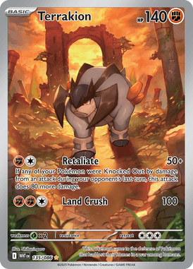 135 Terrakion - White Flare