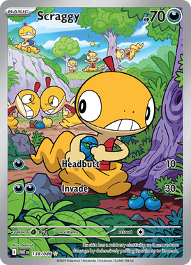 138 Scraggy - White Flare