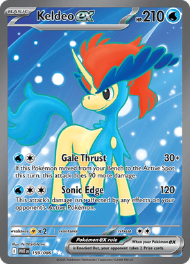 159 Keldeo ex - White Flare