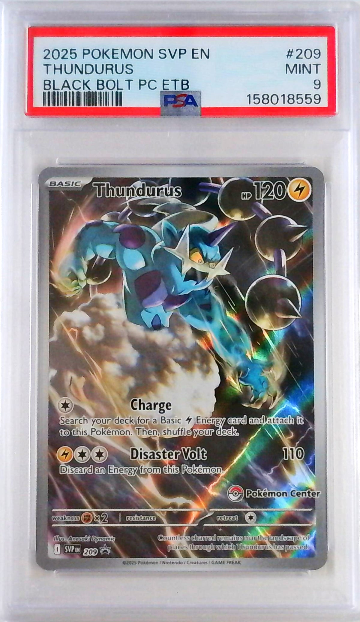 Thundurus (SVP 209) - PSA 9