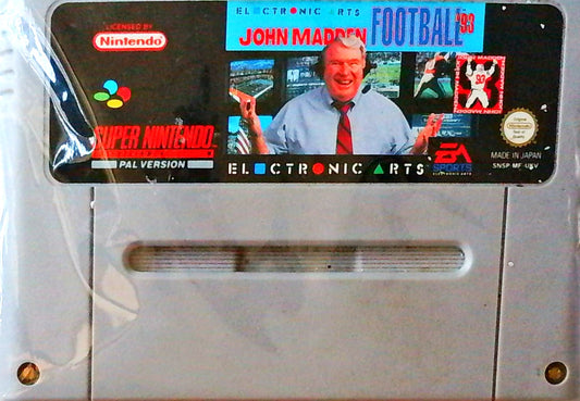 John Madden Football 1993 - (Loose Cartridge)