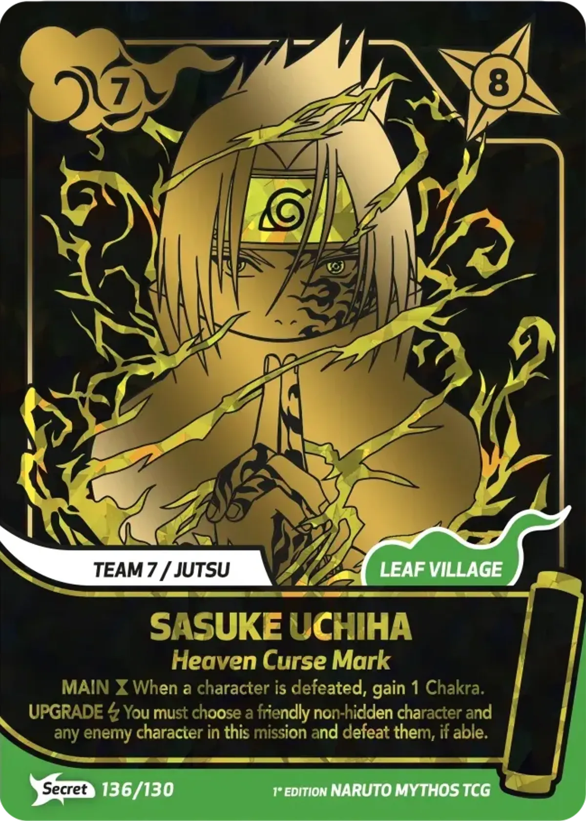 Sasuke Uchiha - Heaven Curse Mark - 136/130