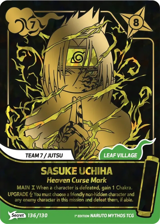 Sasuke Uchiha - Heaven Curse Mark - 136/130